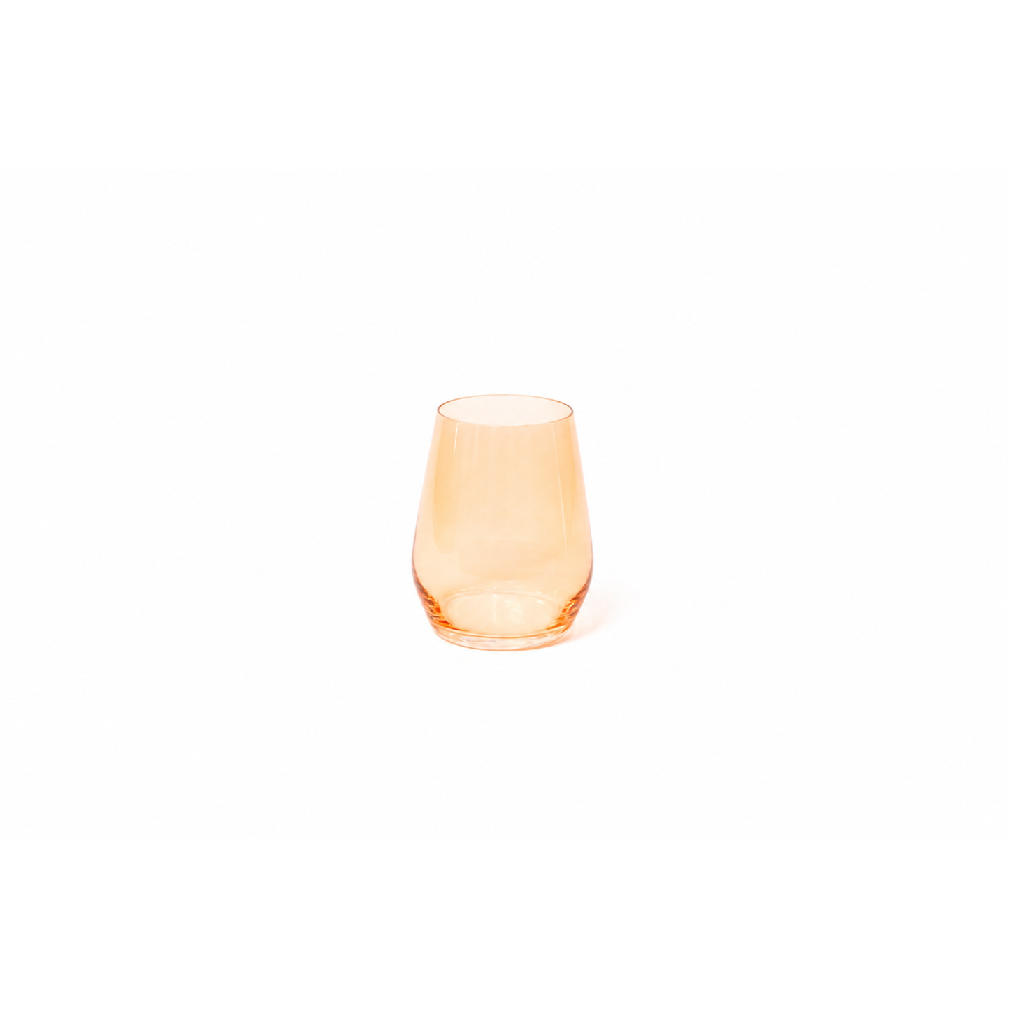 Creamsicle - Colored Wine Glass