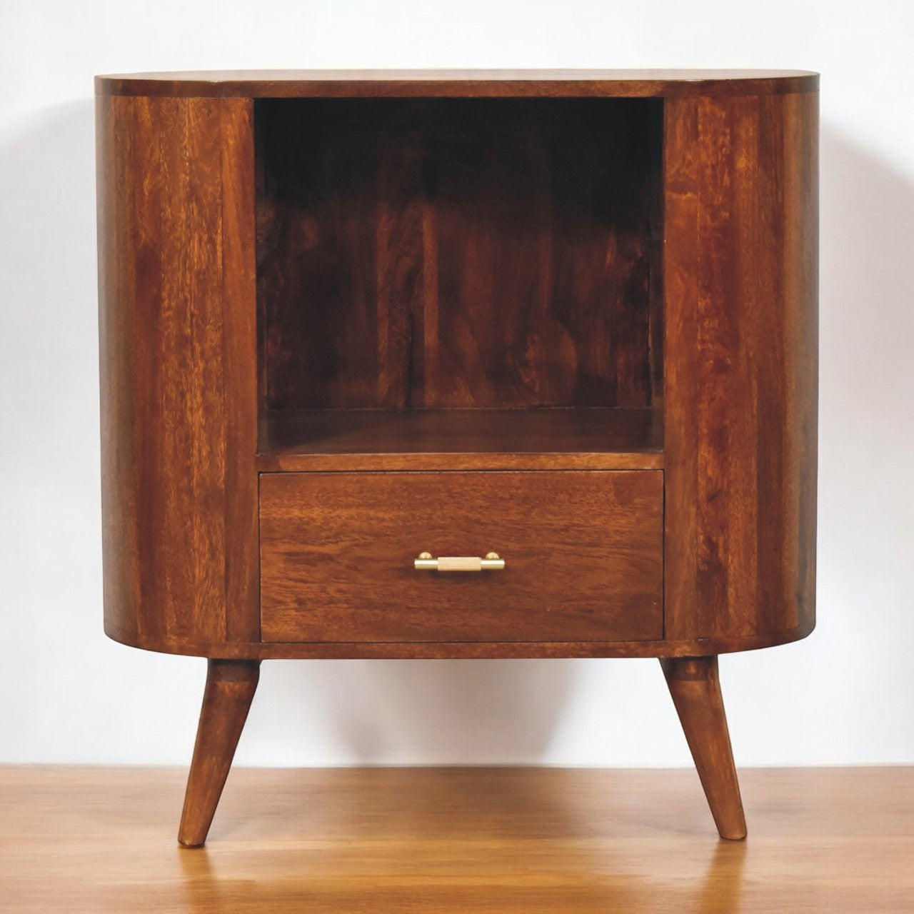 Solid Wood T-Bar Cortez Cabinet