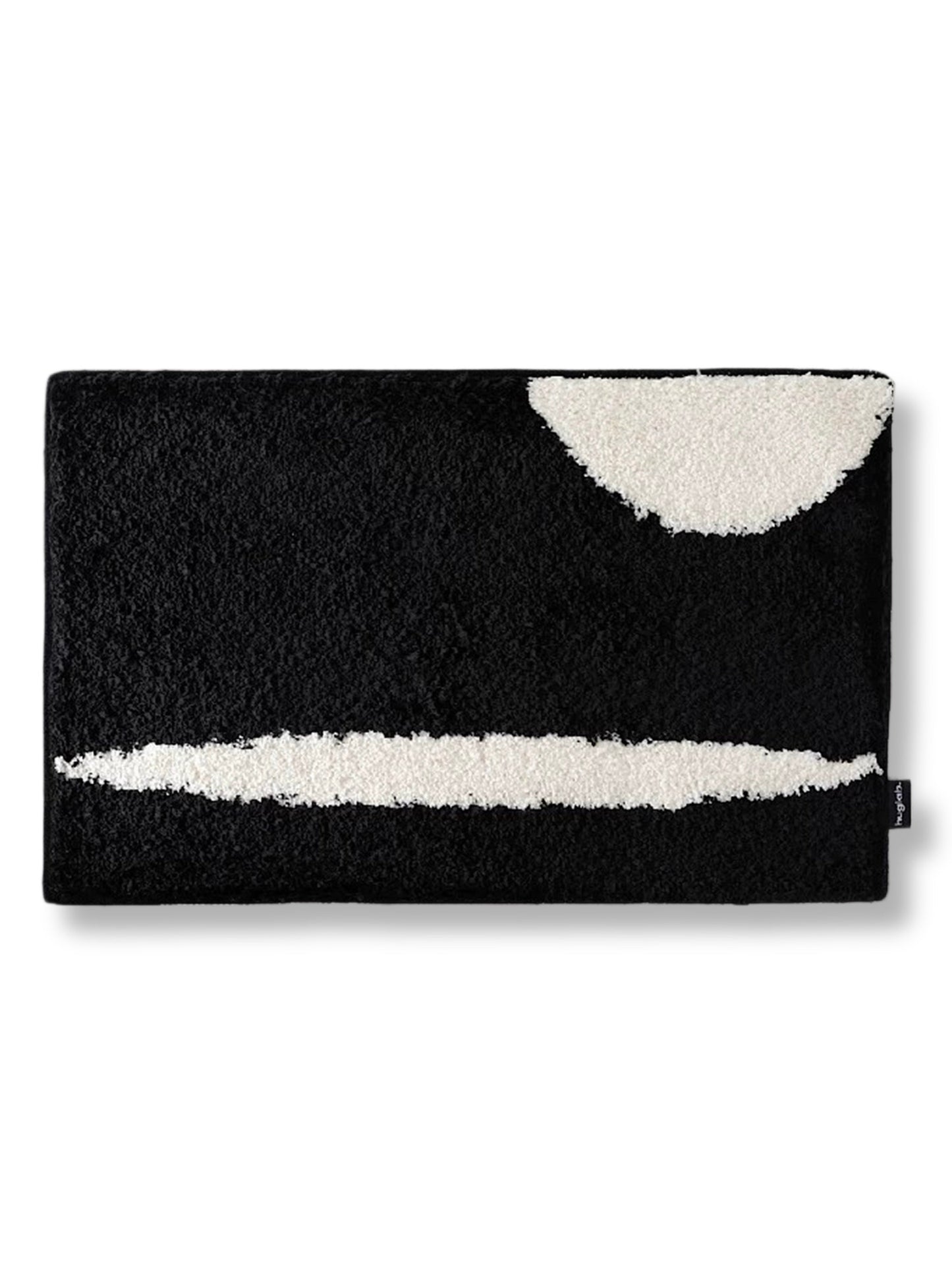 Ultra Soft Contemporary Abstract Bath Rug, Absorbent, Anti-slippery Mat