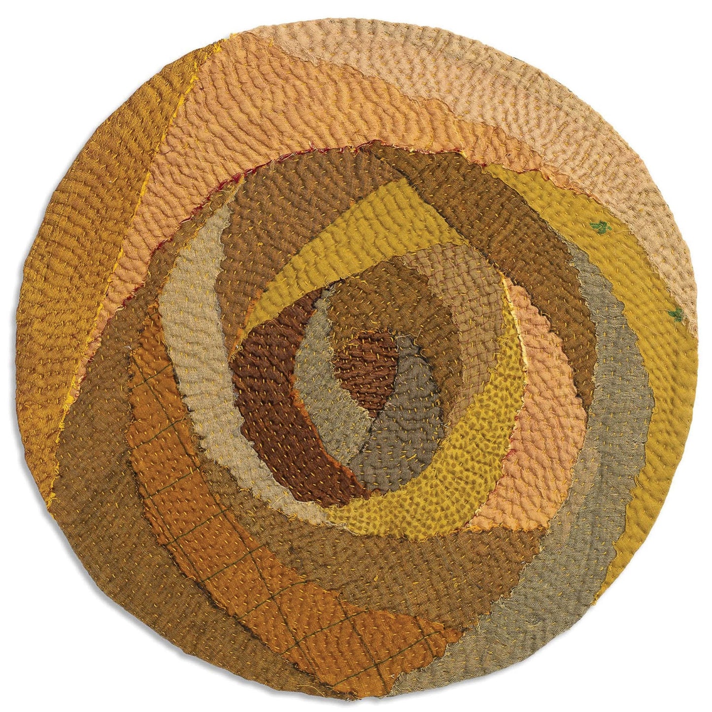 S/2 Umber Fray Patch Rose Placemat