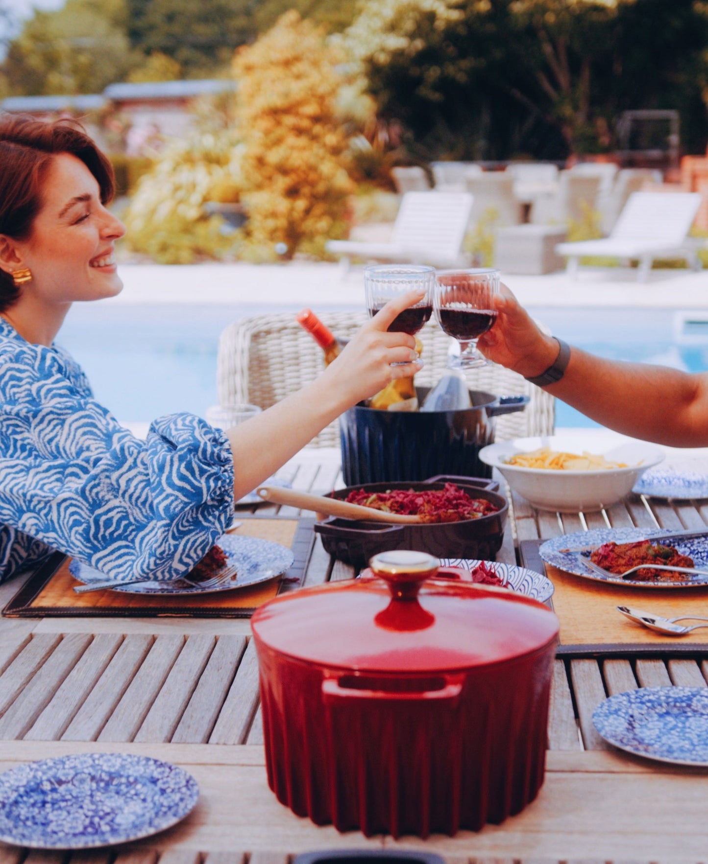 FIREUP Rapid Heat Enameled Cast Iron Rosso Red 5.5-Quart Dutch Oven