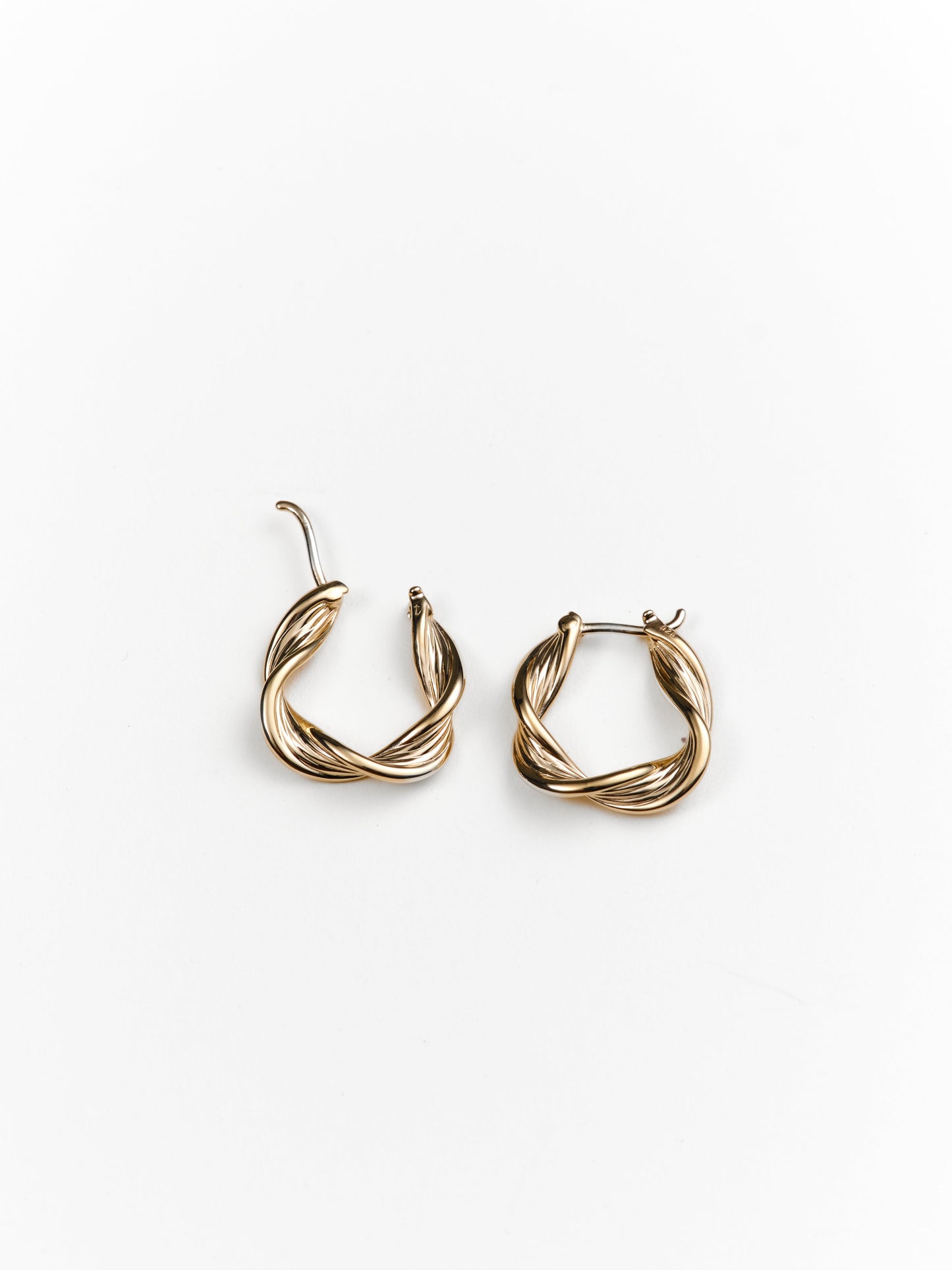 Sunny Twisted Hoops