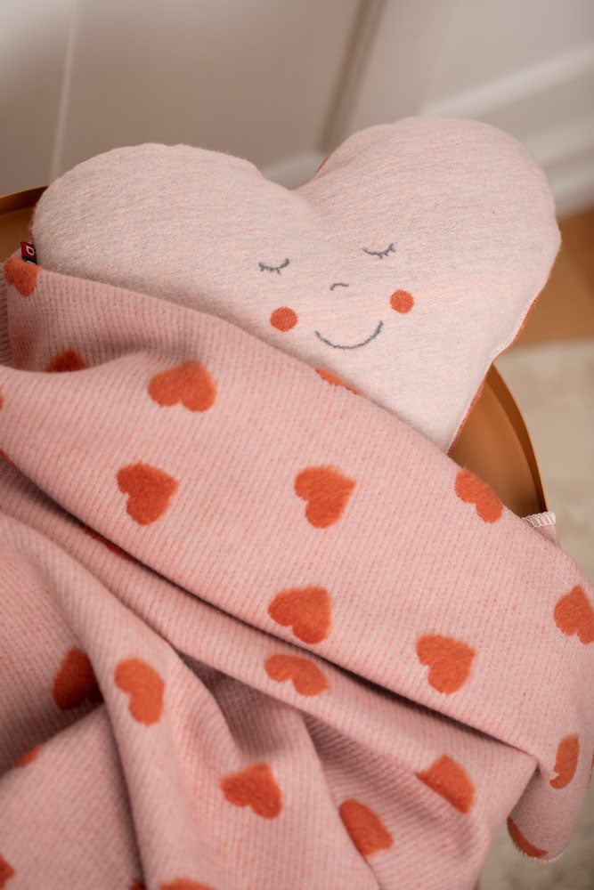 CARLA Baby Blanket "Hearts Allover"