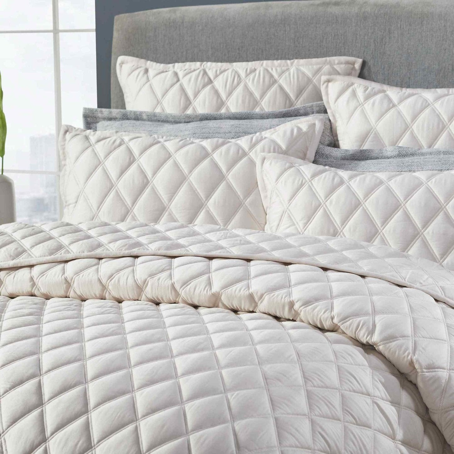 Avalon Lyocell Diamond Quilted Coverlet