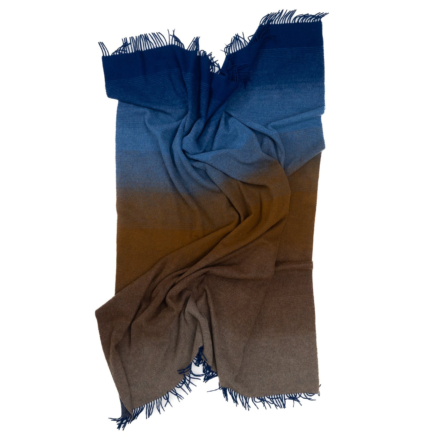 Whisper Ombre Merino Wool Throw – Horizon | Prince of Scots