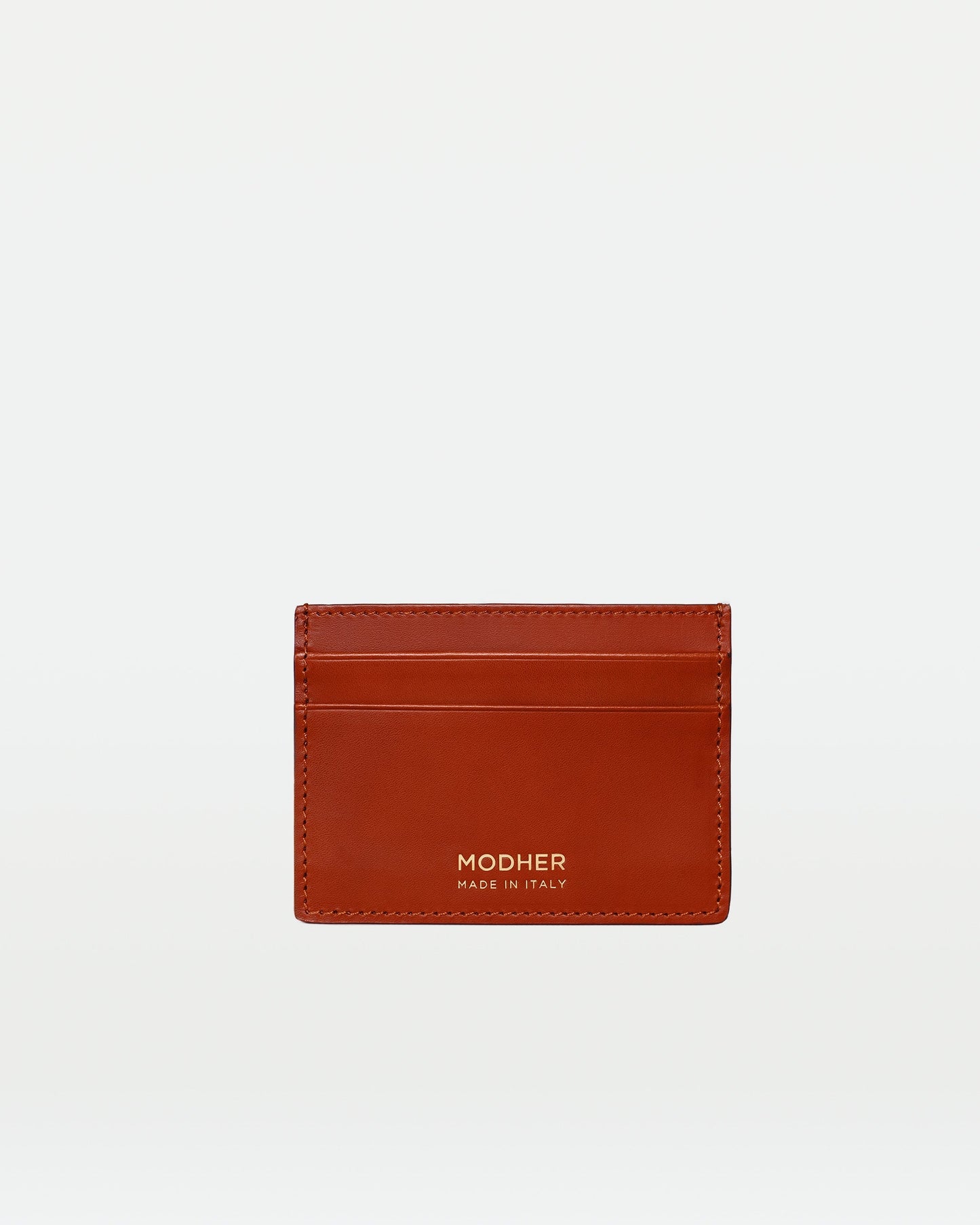 Credit Card Slip in vegetable tanned leather