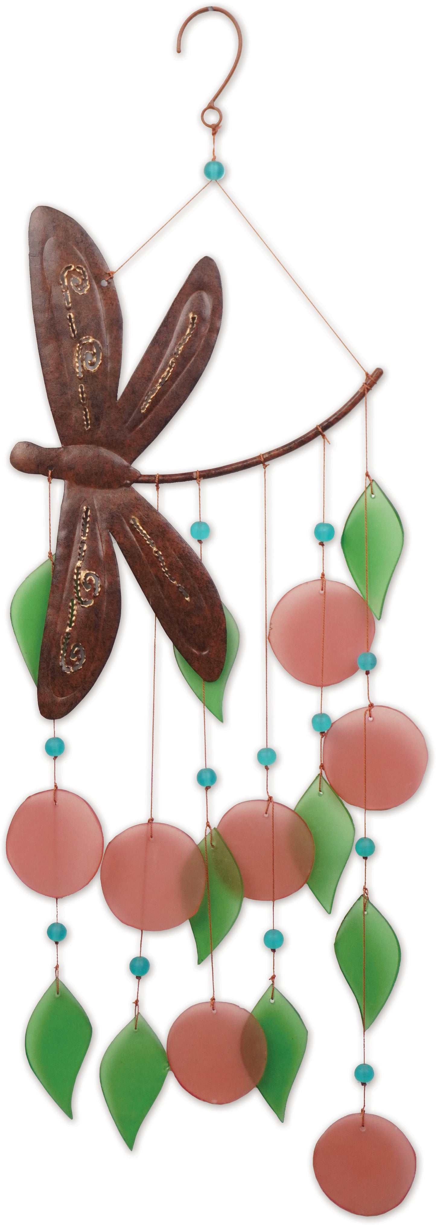 Dragonfly Sea Glass Chime
