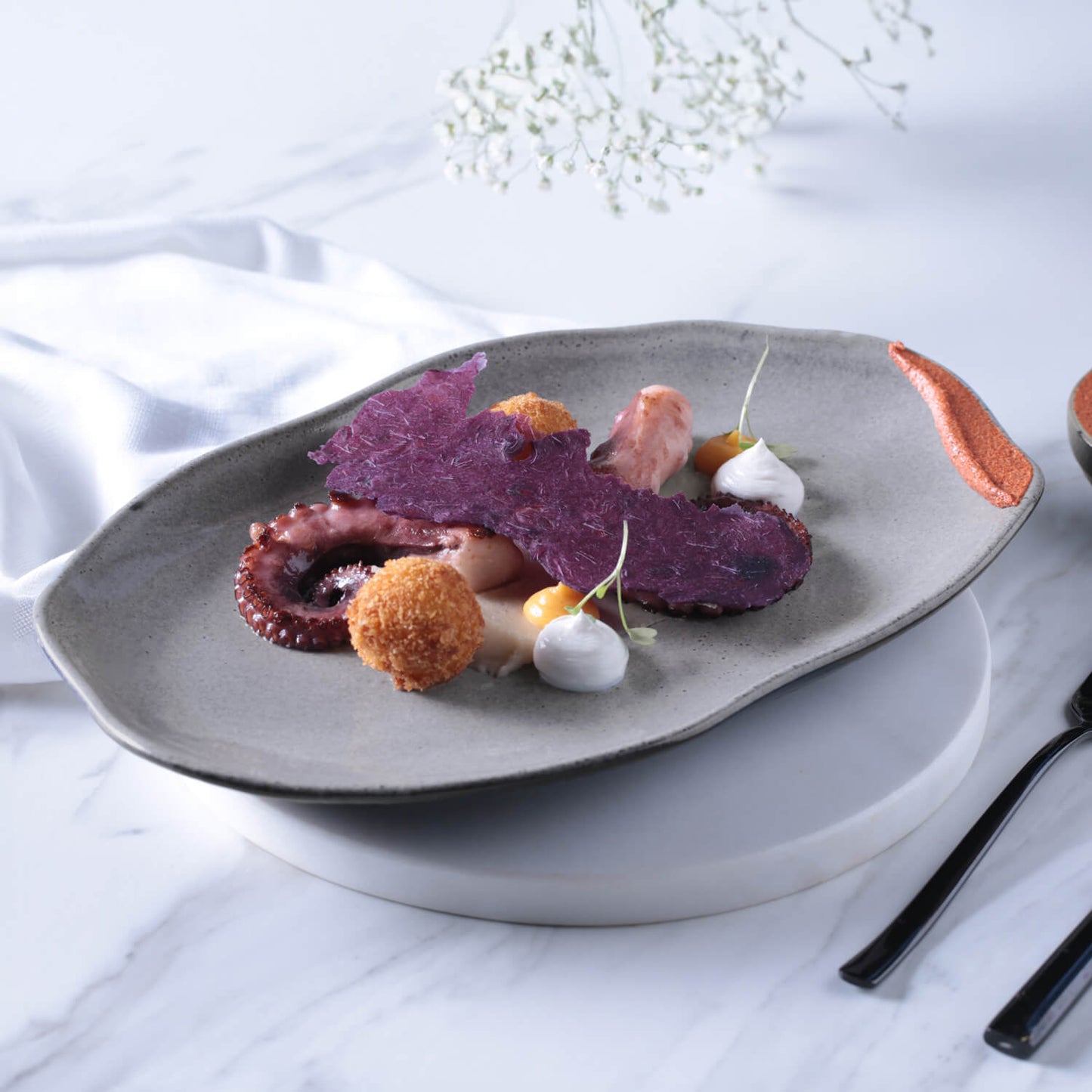 Shallow Bio Oval Platter Medium Set of 4