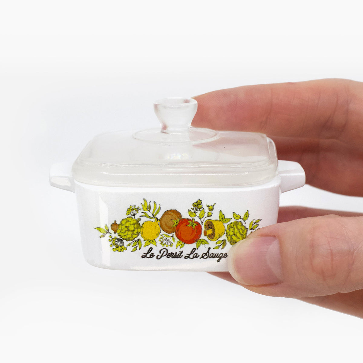 Mini Spice of Life Trinket Box – Corning Ware–Inspired Casserole