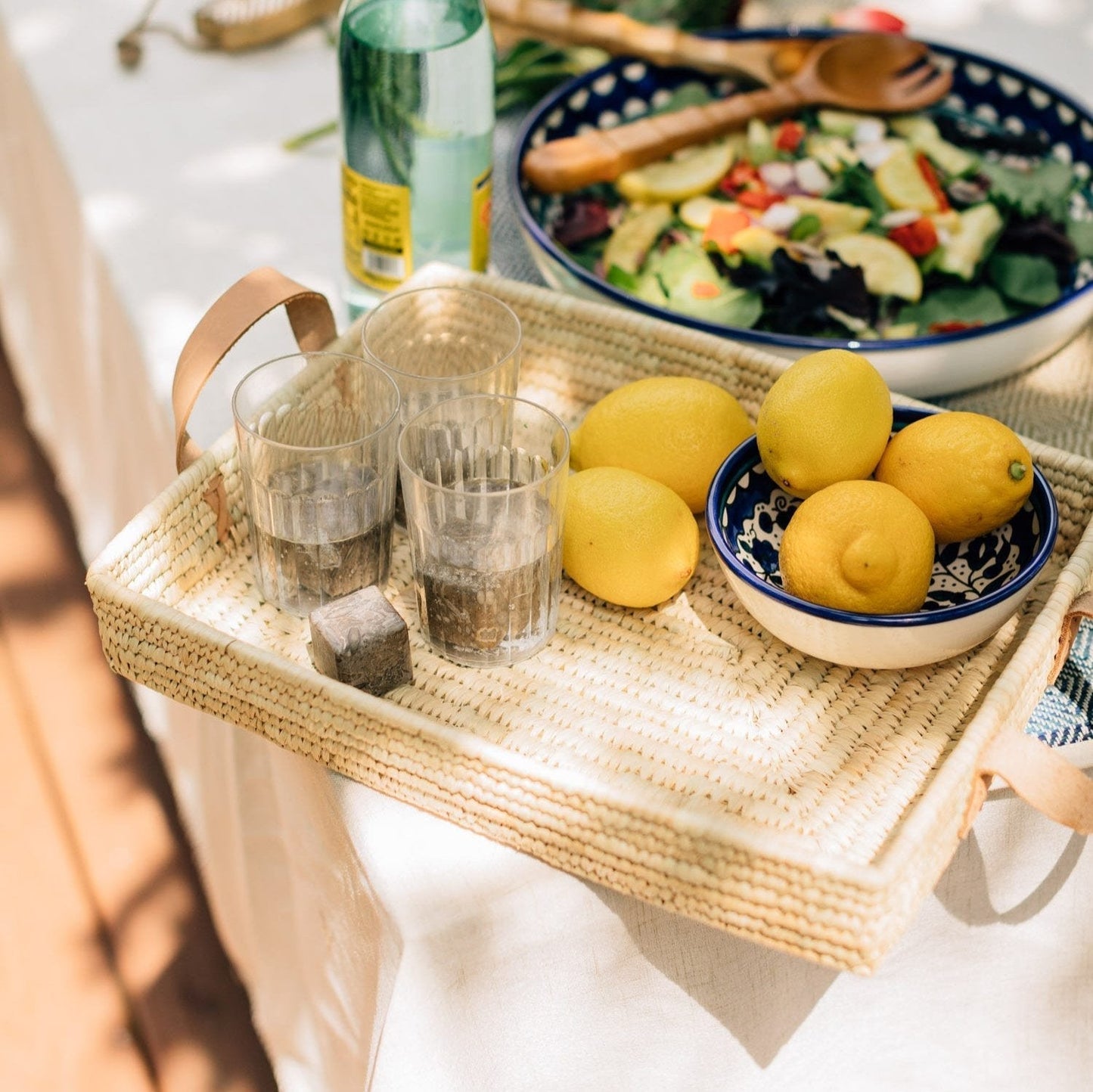 Rectangle Handled Basket