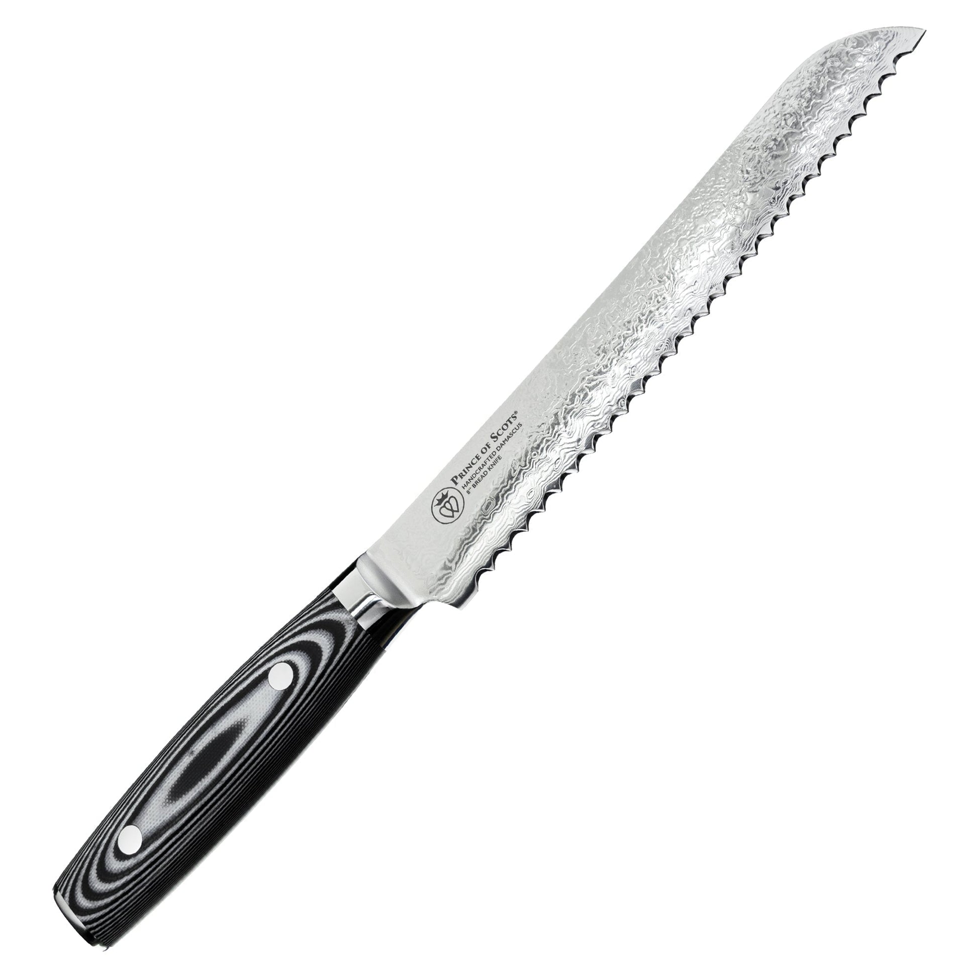 8 Inch Damascus Bread Knife - Osadia Concept Store
