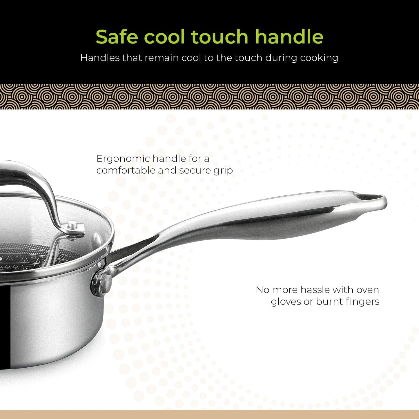 BE | LIVING CIRCLAD Series Sauce Pans with Lid