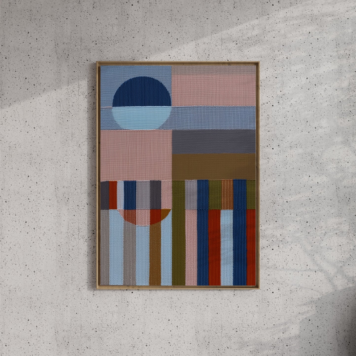 Woven Perspectives No. 06 — Geometric Abstract Art Print