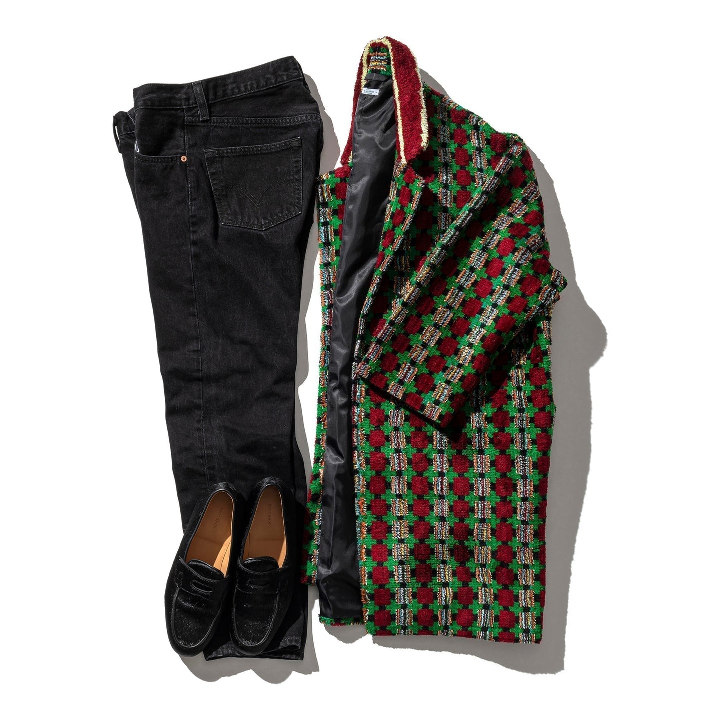 Truck Seat Fabric Collared Coat