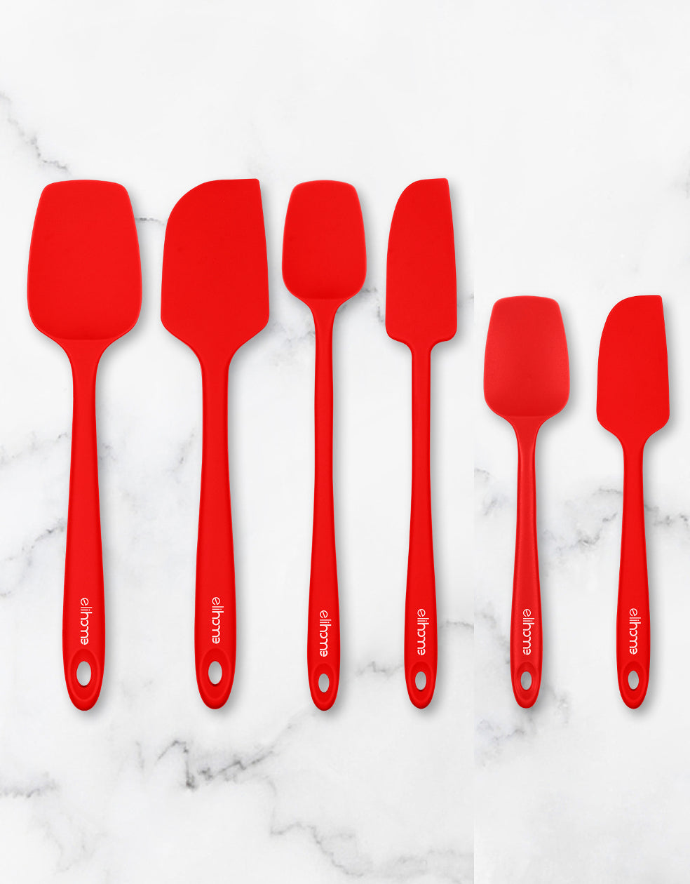 6 Piece Silicone Spatula Set