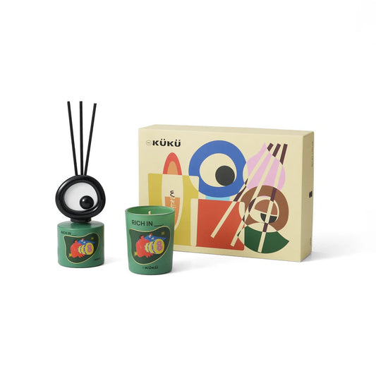 Big Eye Scented Candle & Fragrance Diffuser - Rich in (Woody)