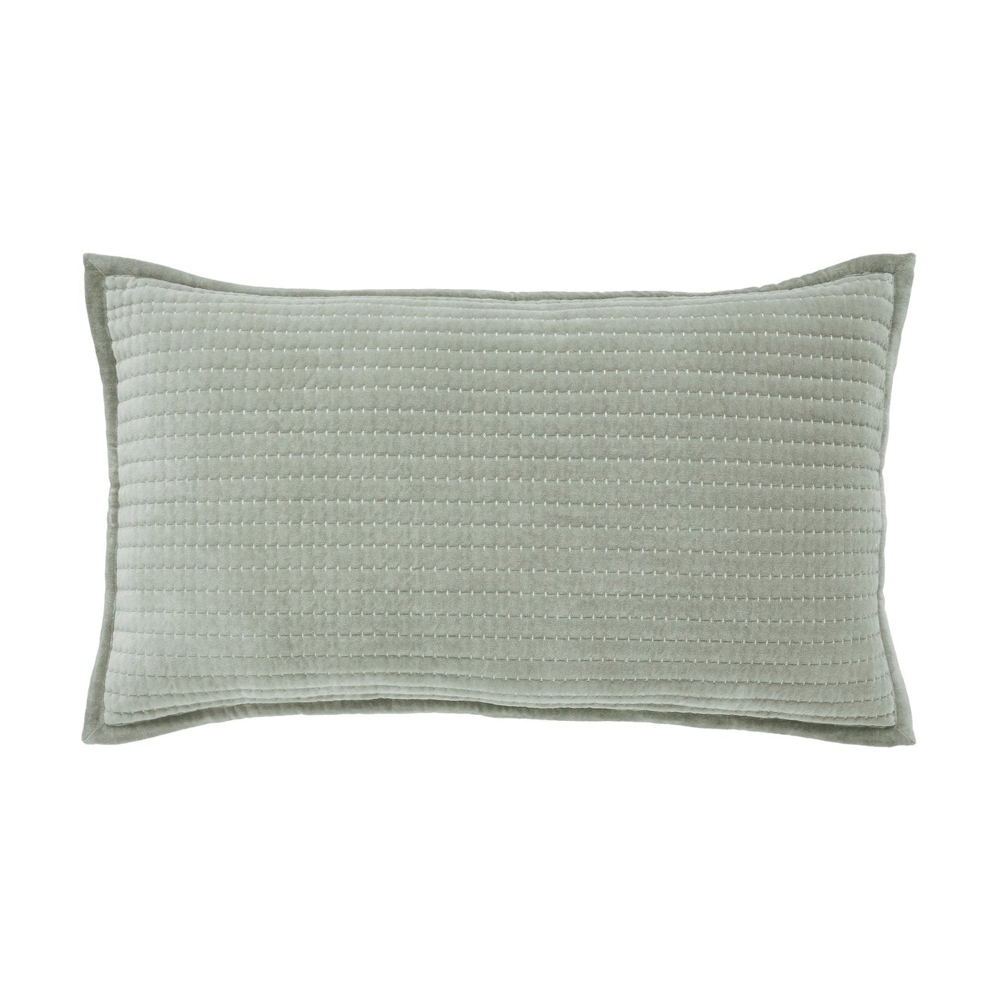 Milton Channel Stitched Velvet Coverlet Sham - Clearance