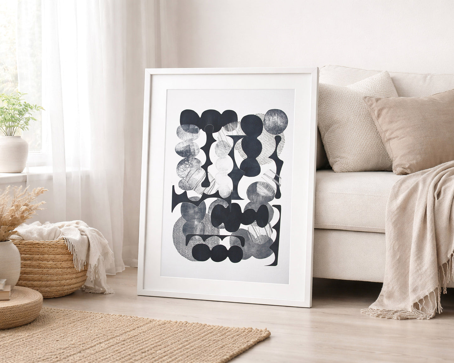 Black & White Abstract