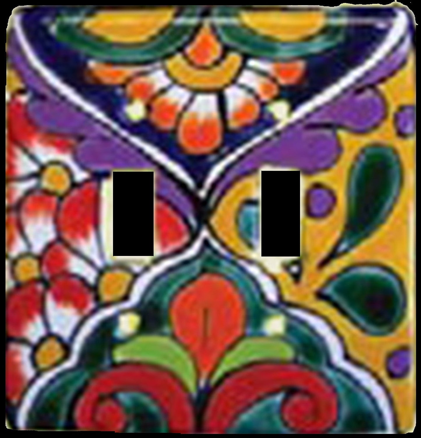 Talavera Light Switch Plates, Made in Mexico