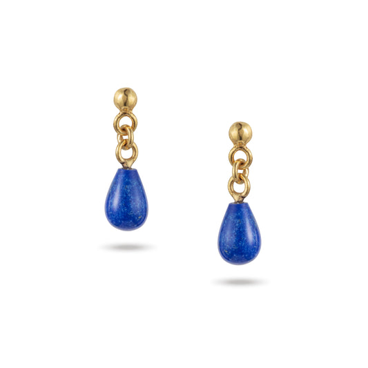 Salm Earrings - Lapis