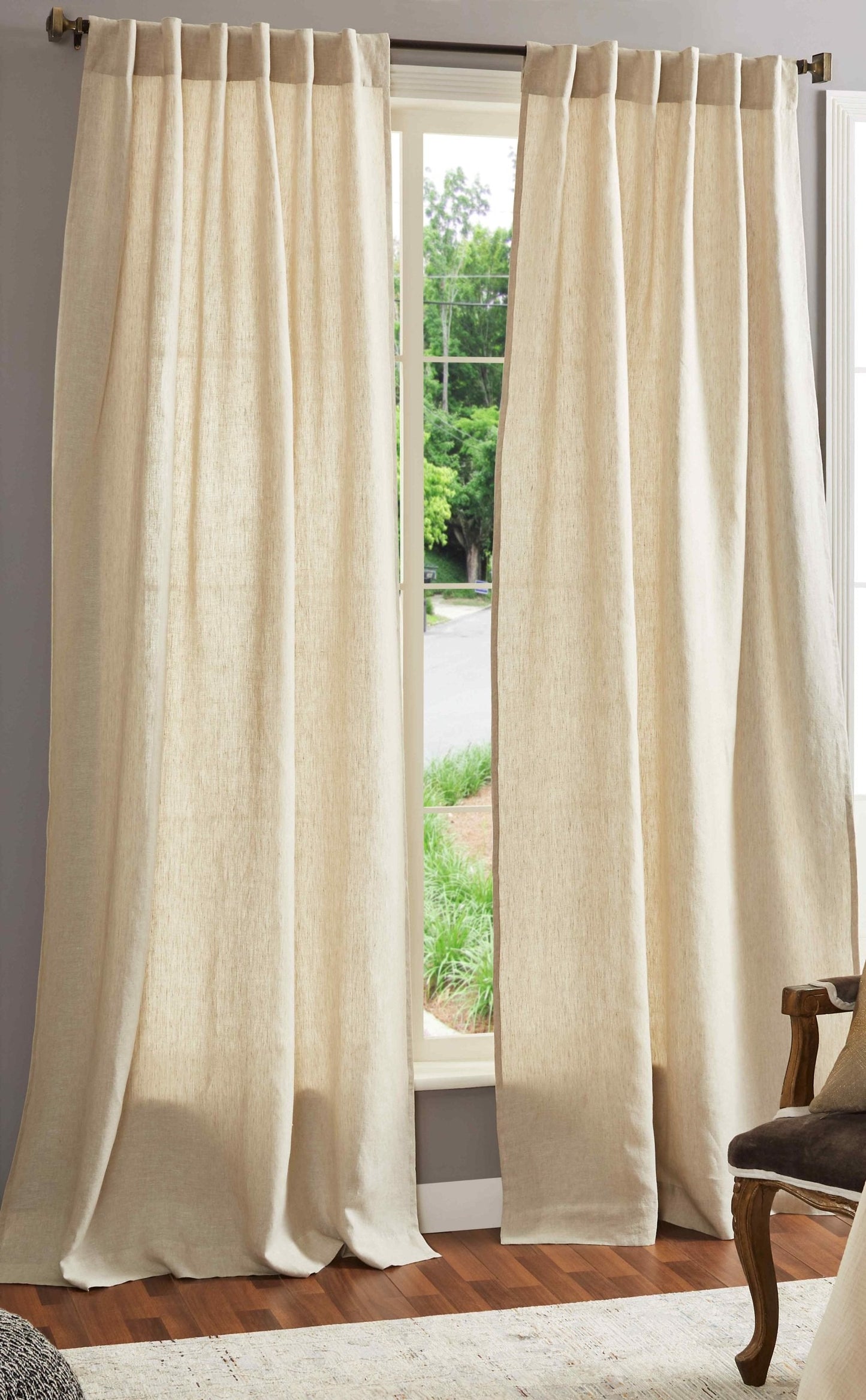 Hampton European Linen Drapes
