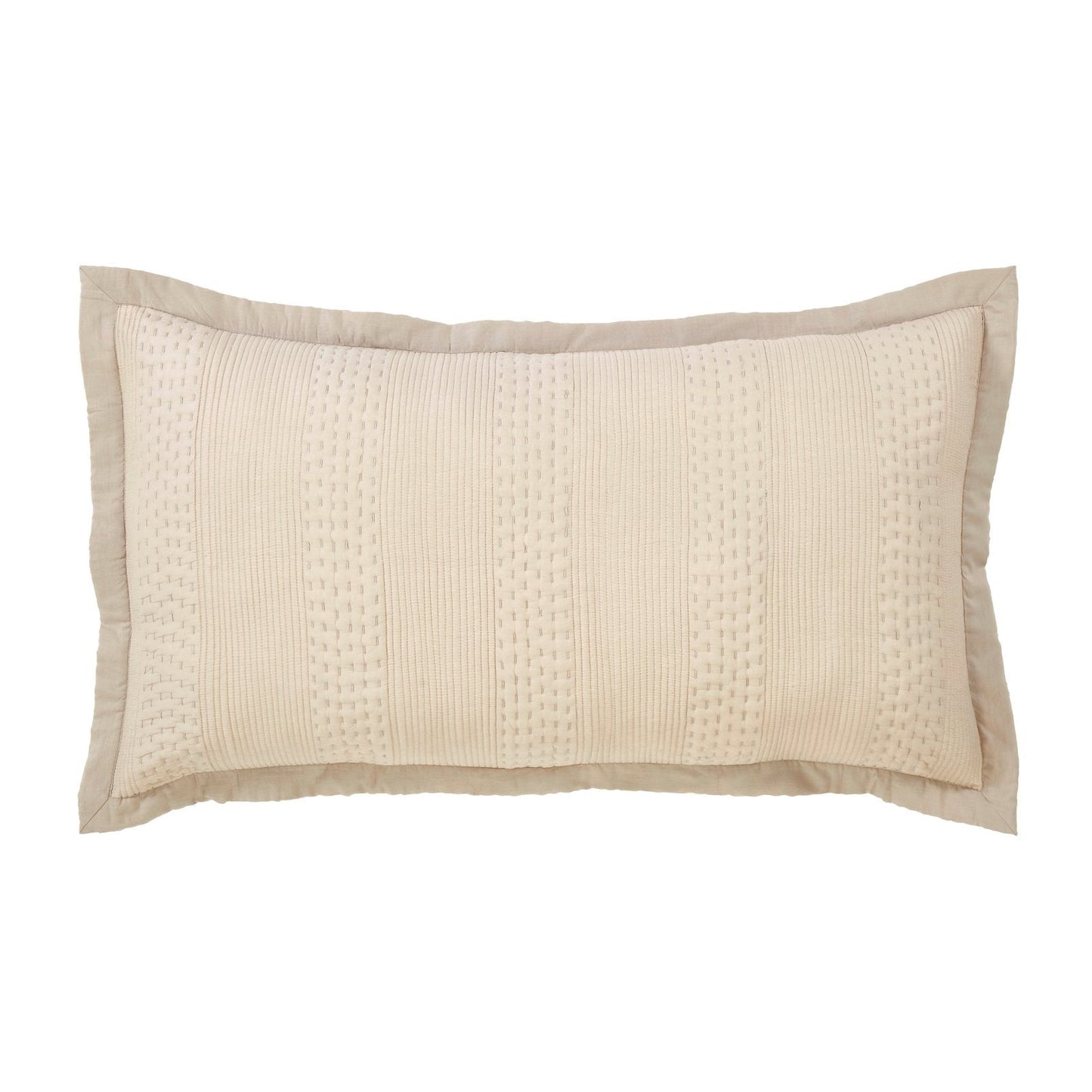 Laysan Quilted Cotton Coverlet Sham