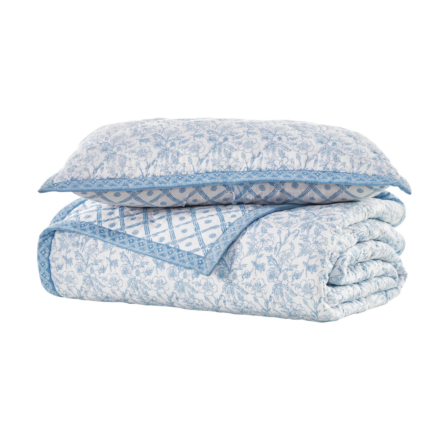 Bliss Printed Cotton Quilted Quilt