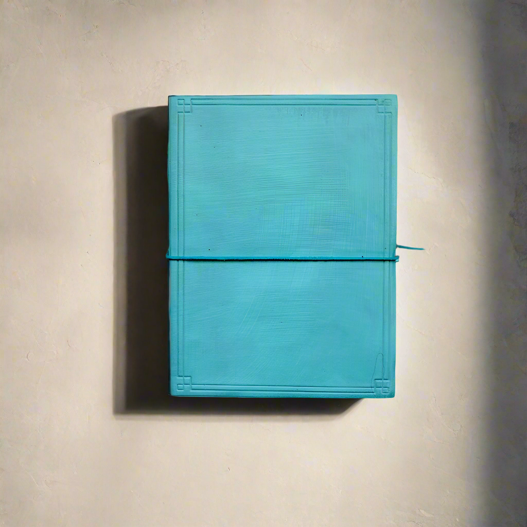 Plain Cover Leather Journal with Lined Pages