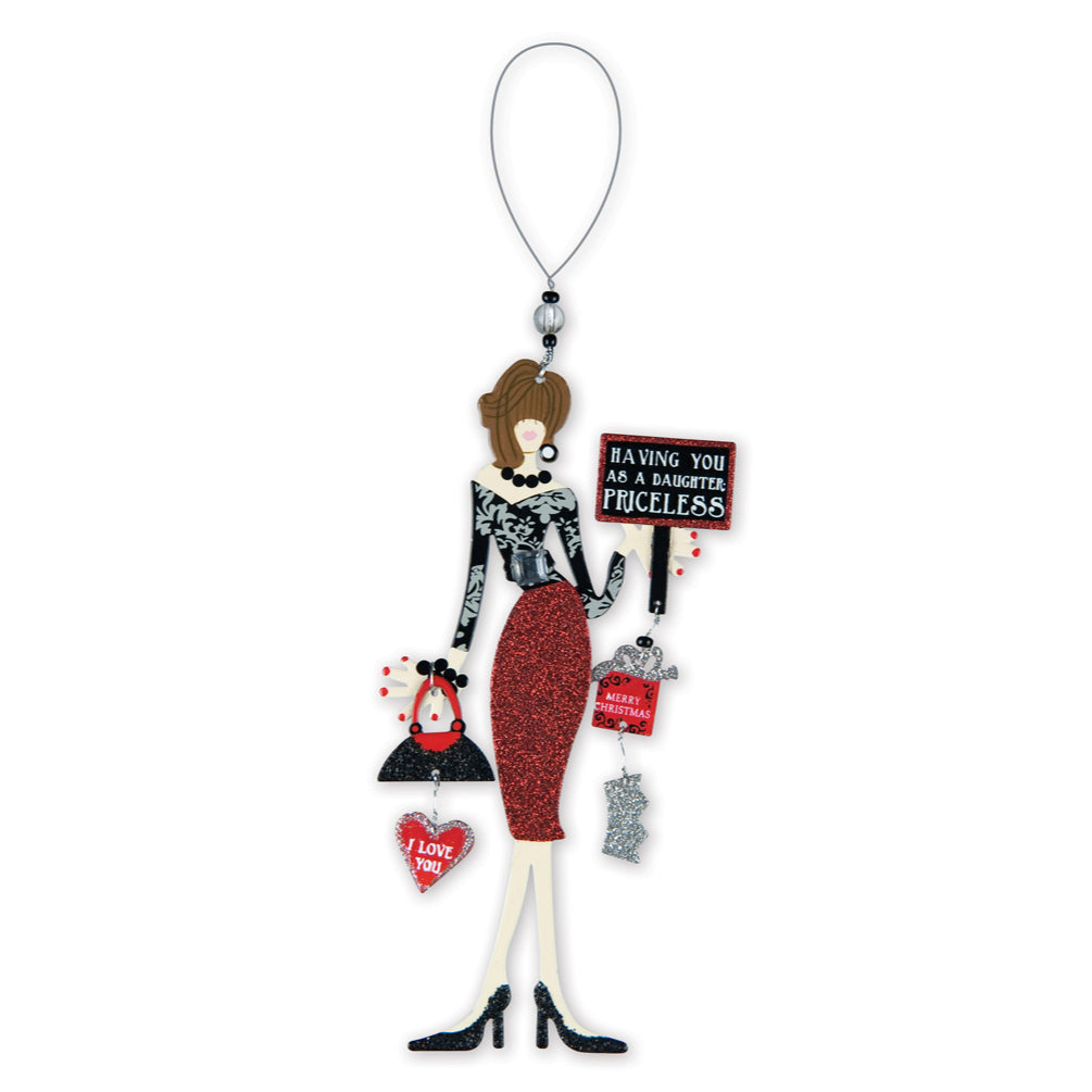 Stylish Special Friends & Family Ornaments - Set of 4