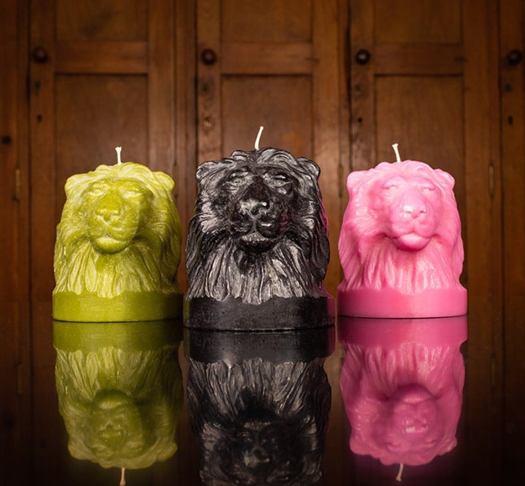 Neyron Rose Lion Head Candle