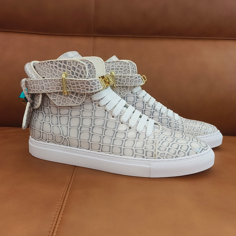 Sovereign High-Top Luxe Sneakers