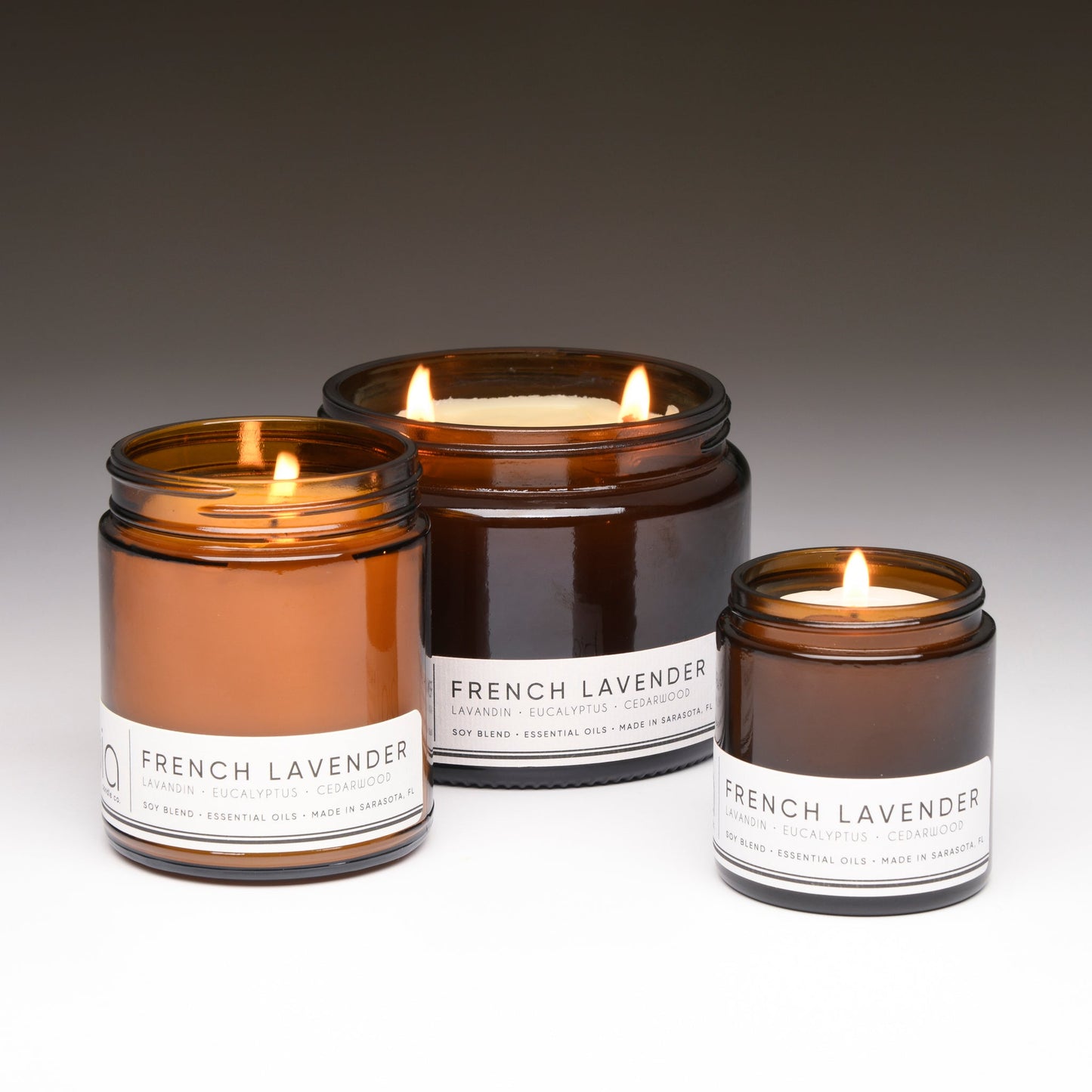 French Lavender Soy Blend Candle — Lavender, Eucalyptus & Cedarwood