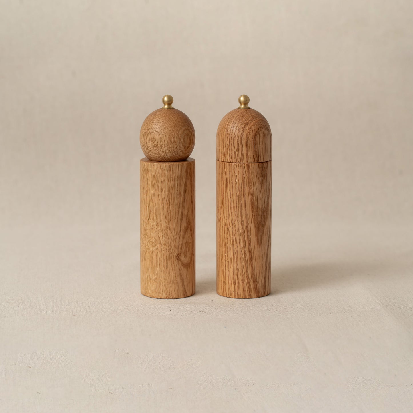 Pepper and Salt Mill Pair in oak