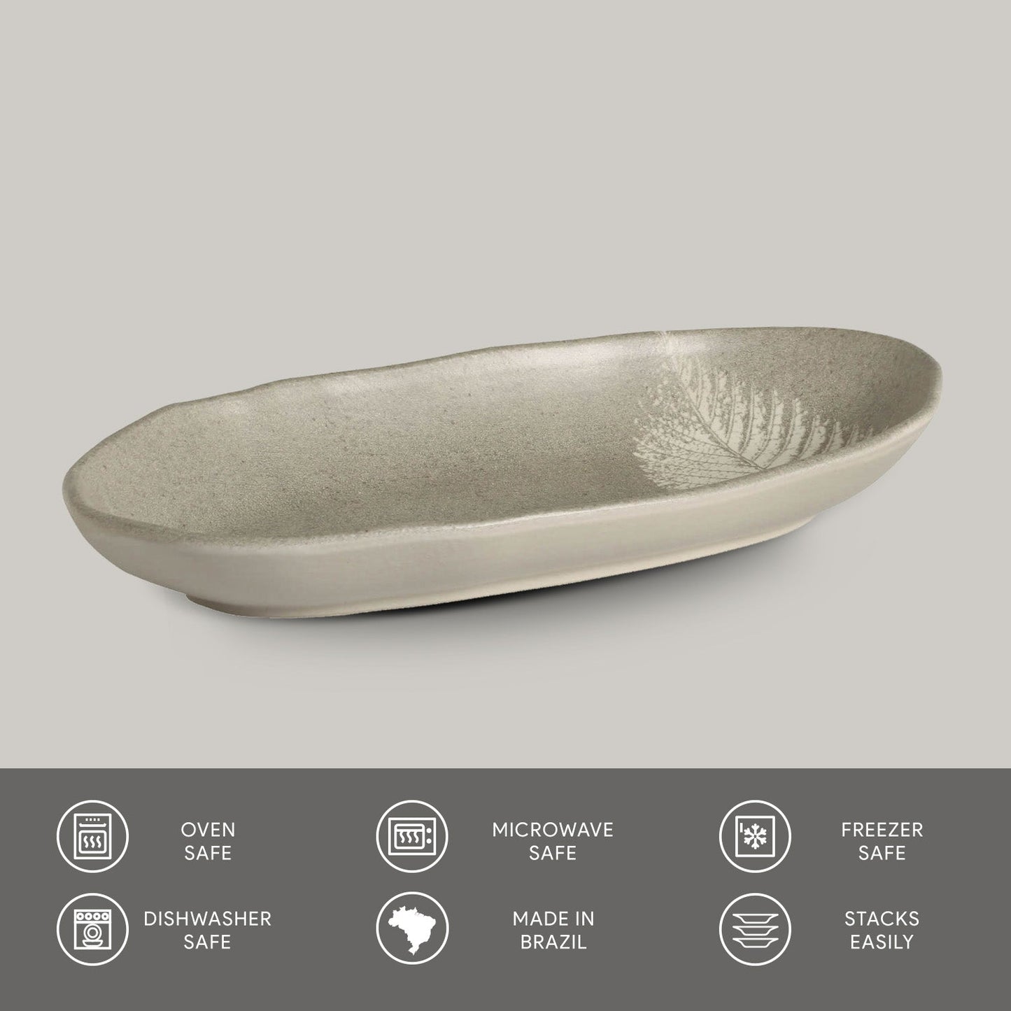 Deep Oval Platter Set of 4