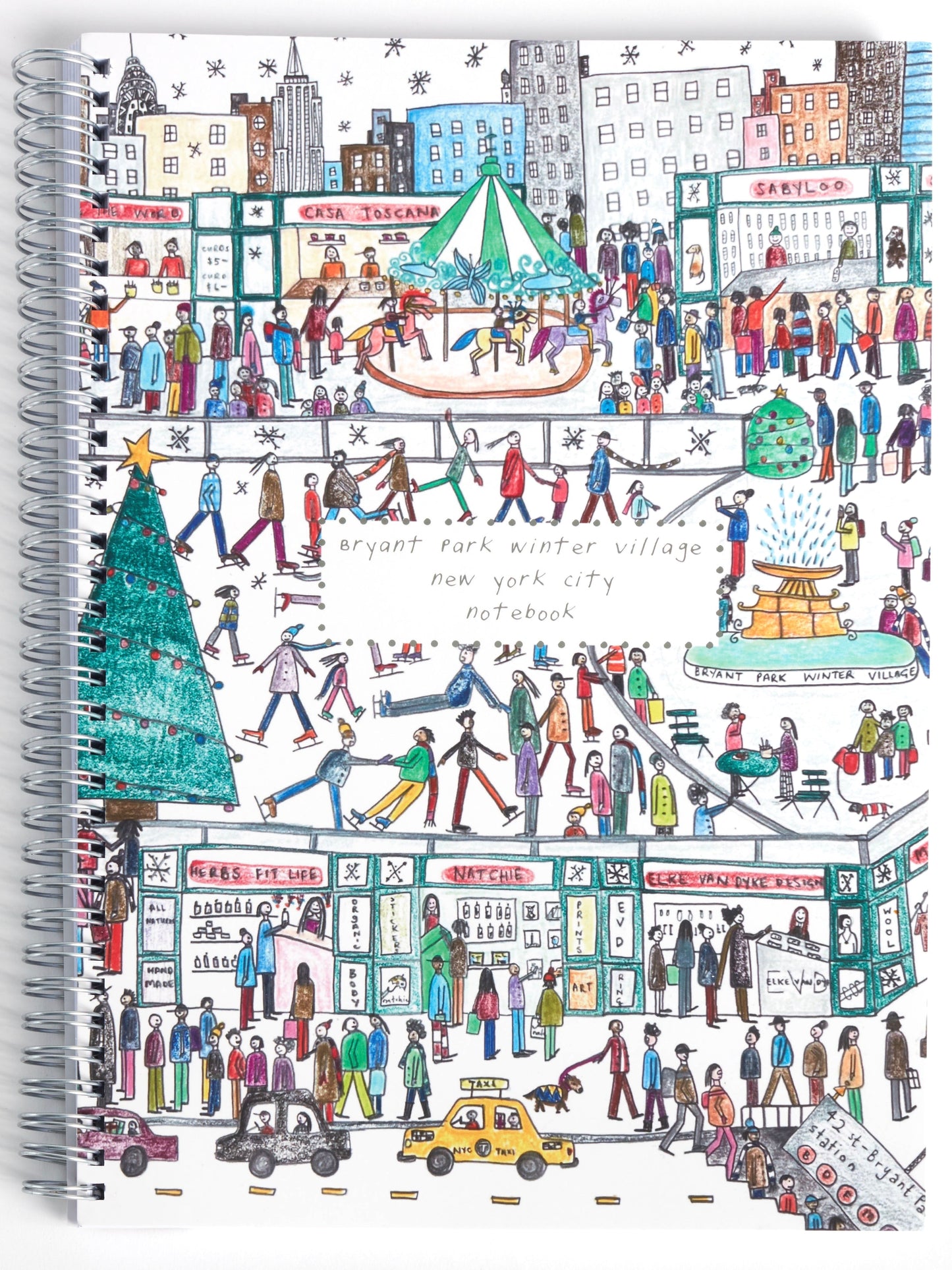 Bryant Park Winter Village Notebook