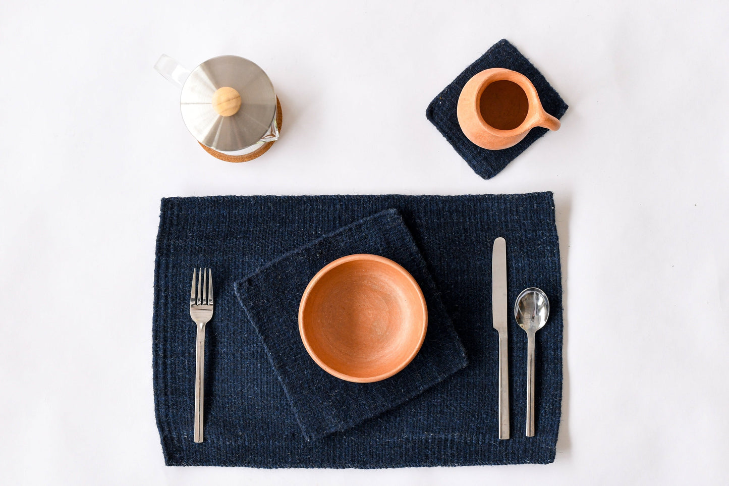 Handwoven Wool Placemat Set