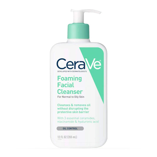 CERAVE FOAMING FACIAL CLEANSER LIQ 12OZ