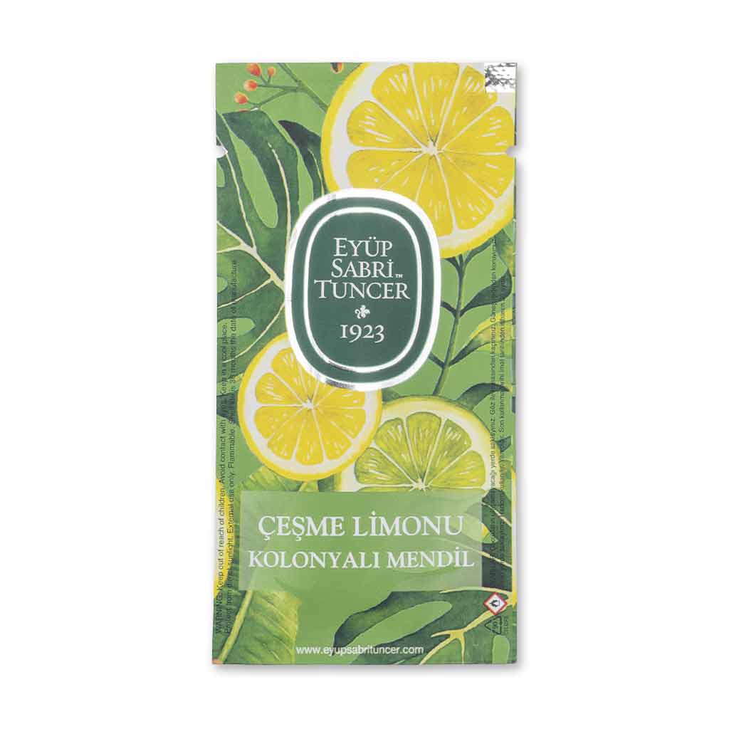 Eyup Sabri Tuncer Çeşme Lemon Scented Refreshing Wipes – 150 Pack, Small Size