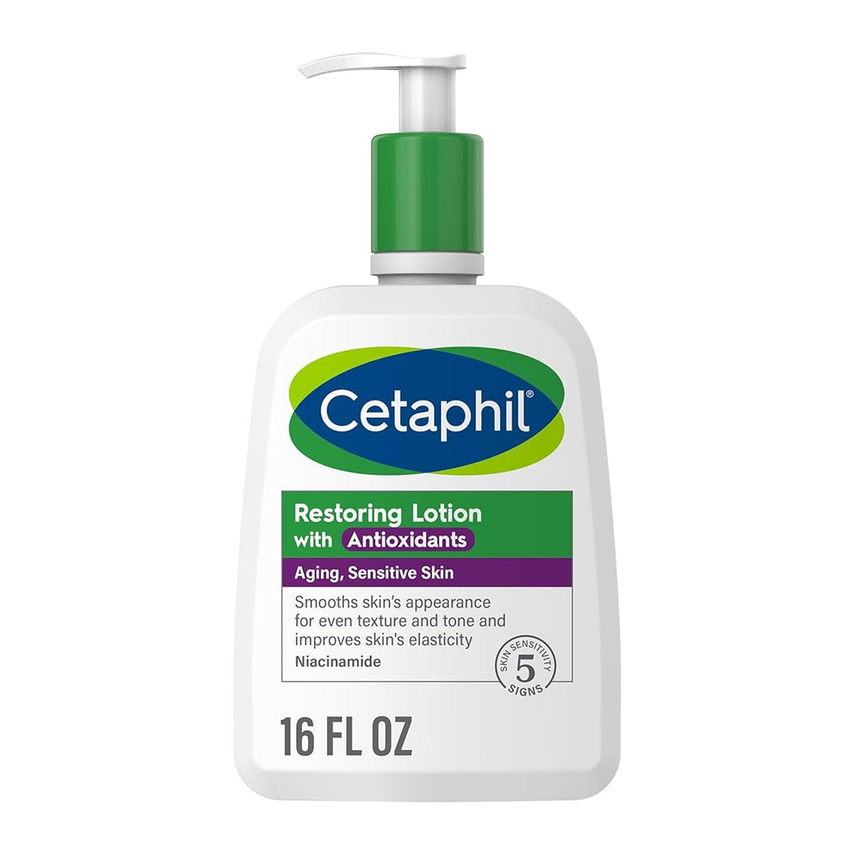 Cetaphil Restoring Antioxidant Body Lotion Unscented 16 fl oz - New