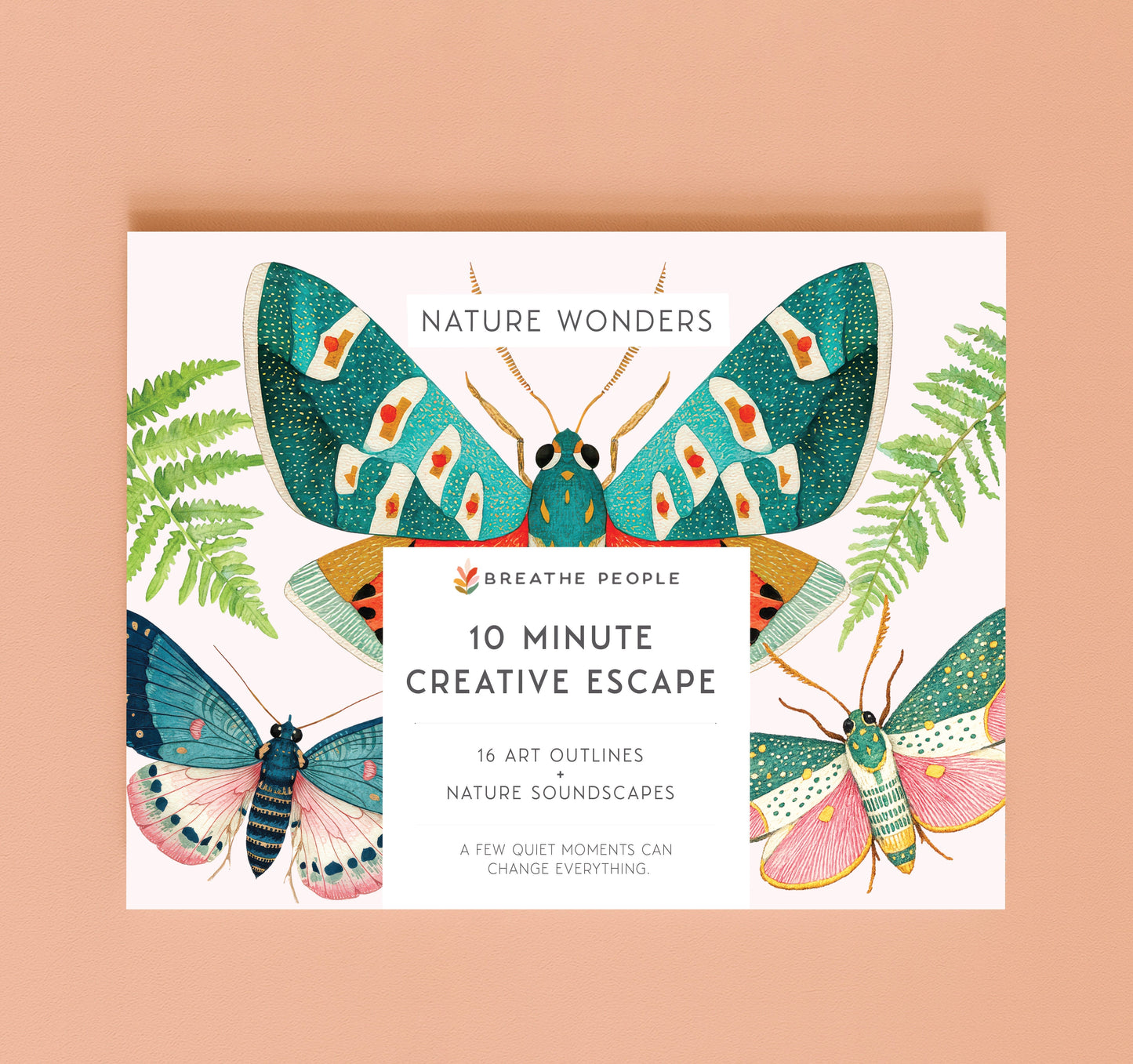 10 Minute Creative Escape Art Book — Nature Wonders