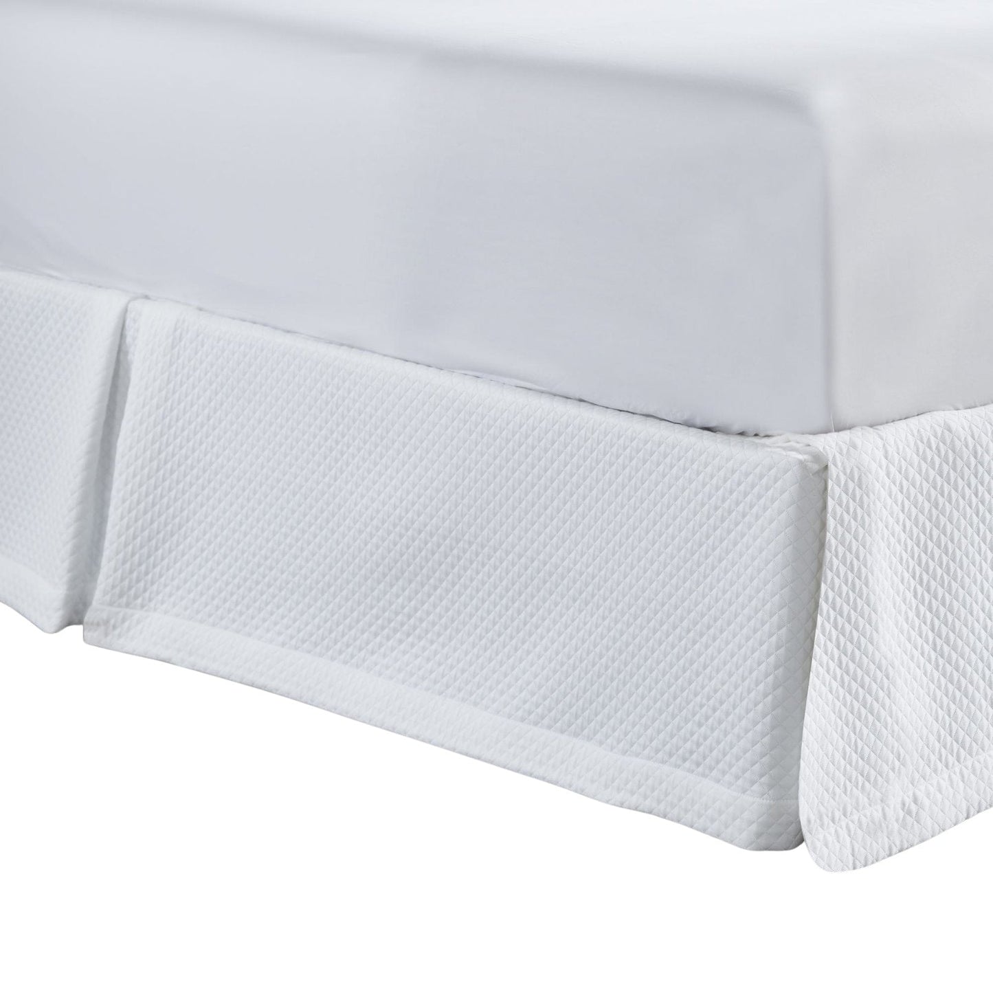 Hamilton Matelasse Diamond Bed Skirt