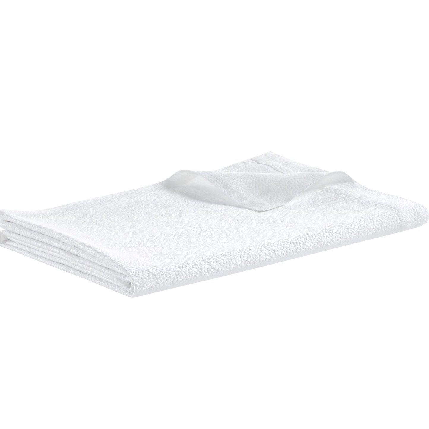 Olive Matelasse Cotton Coverlet