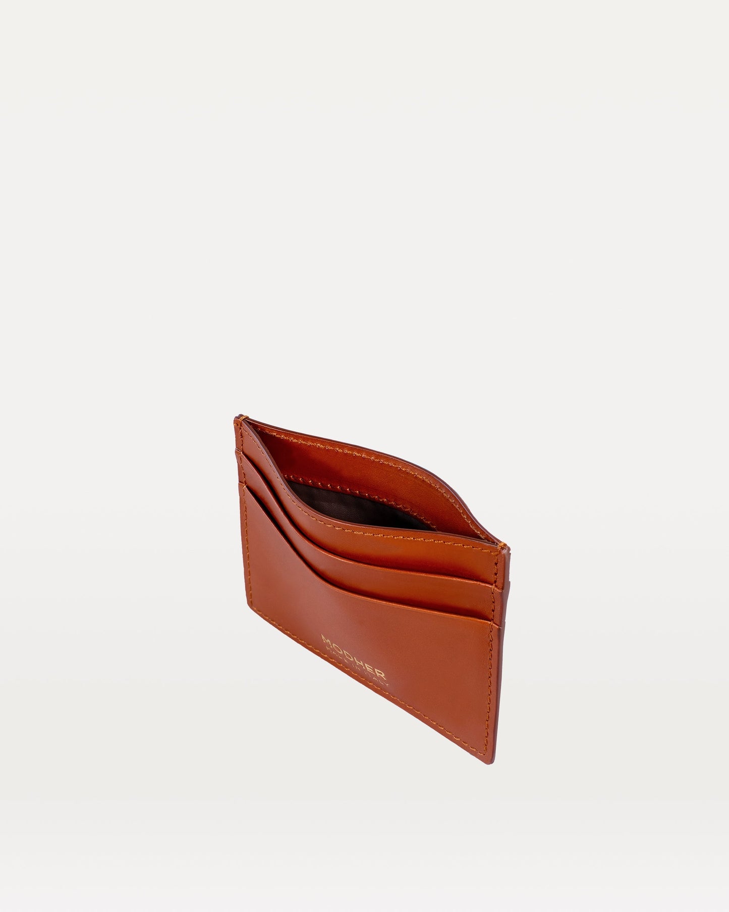 Credit Card Slip in vegetable tanned leather