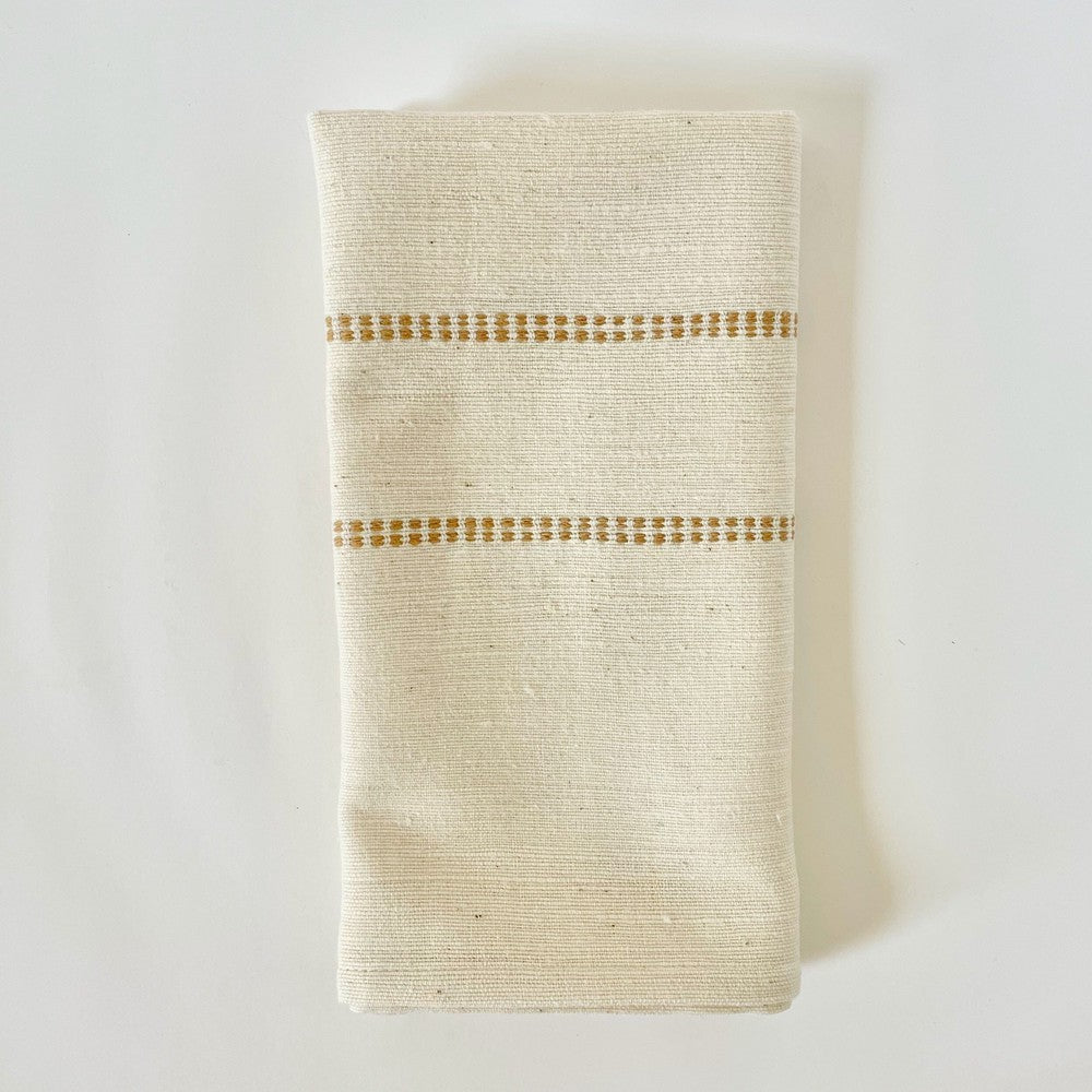Chamo Handwoven Ethiopian Cotton Napkins | Set of 2