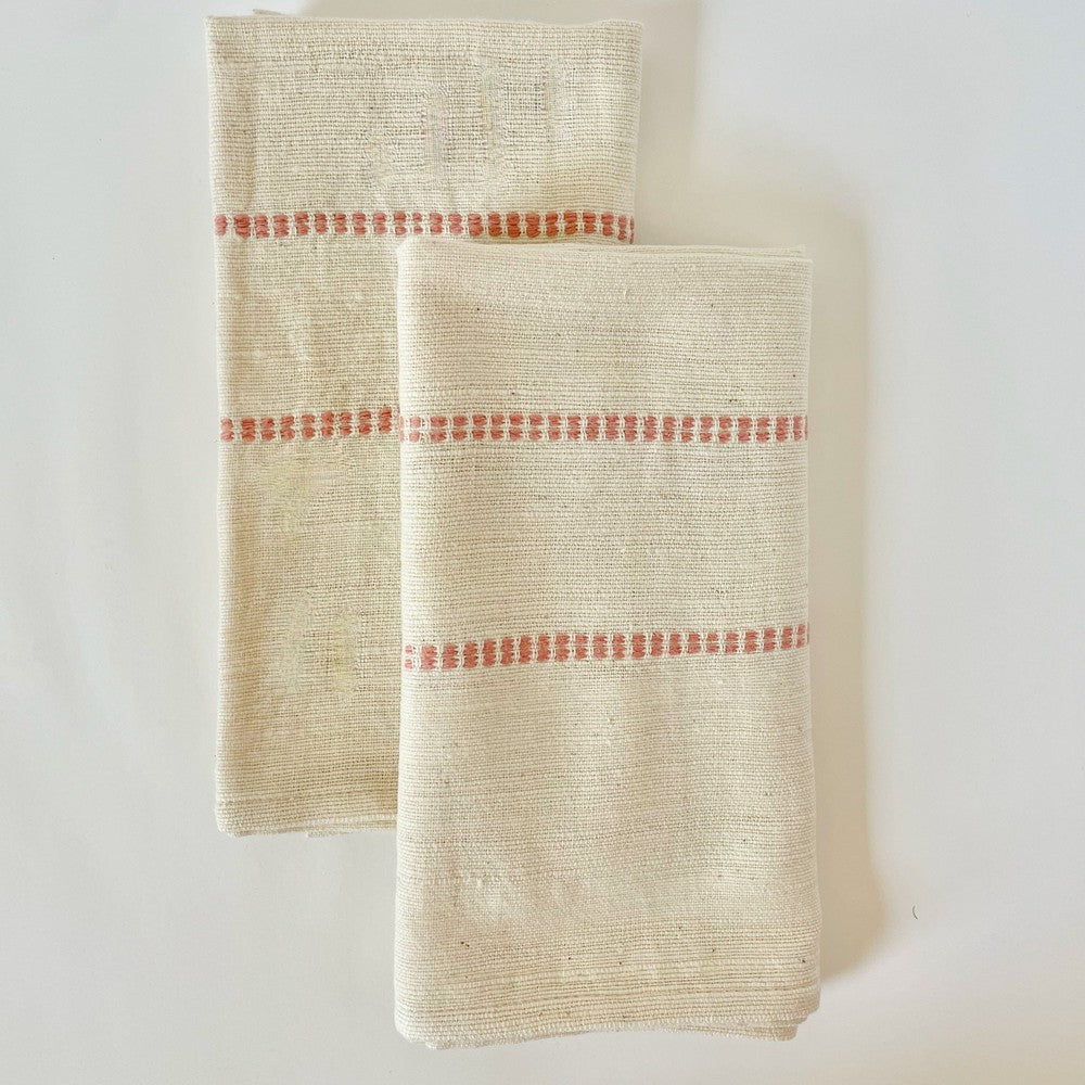 Chamo Handwoven Ethiopian Cotton Napkins | Set of 2