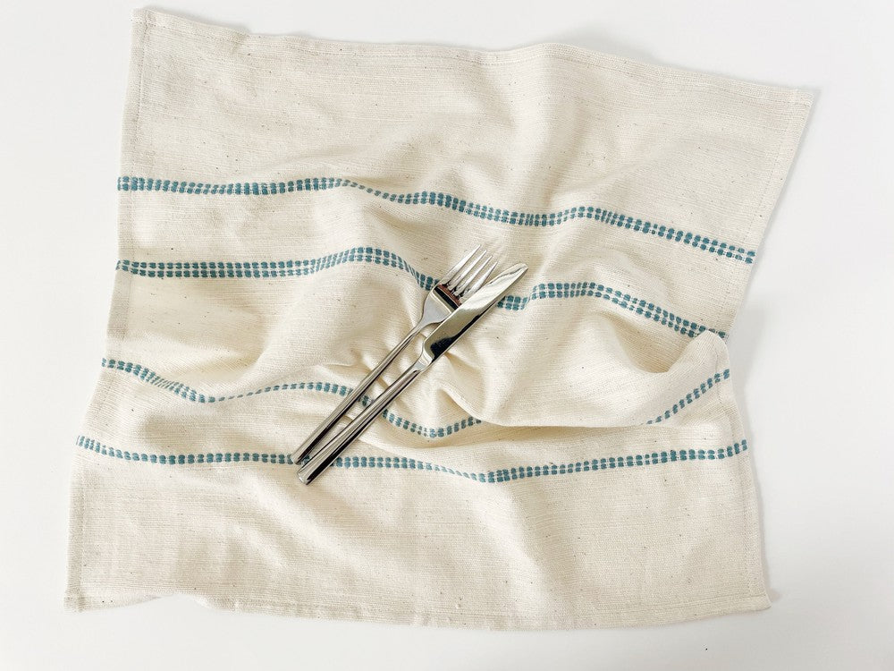 Chamo Handwoven Ethiopian Cotton Napkins | Set of 2