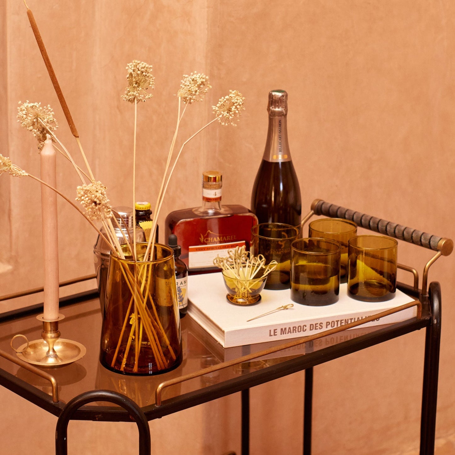 Moroccan Handblown Classic Short Glass