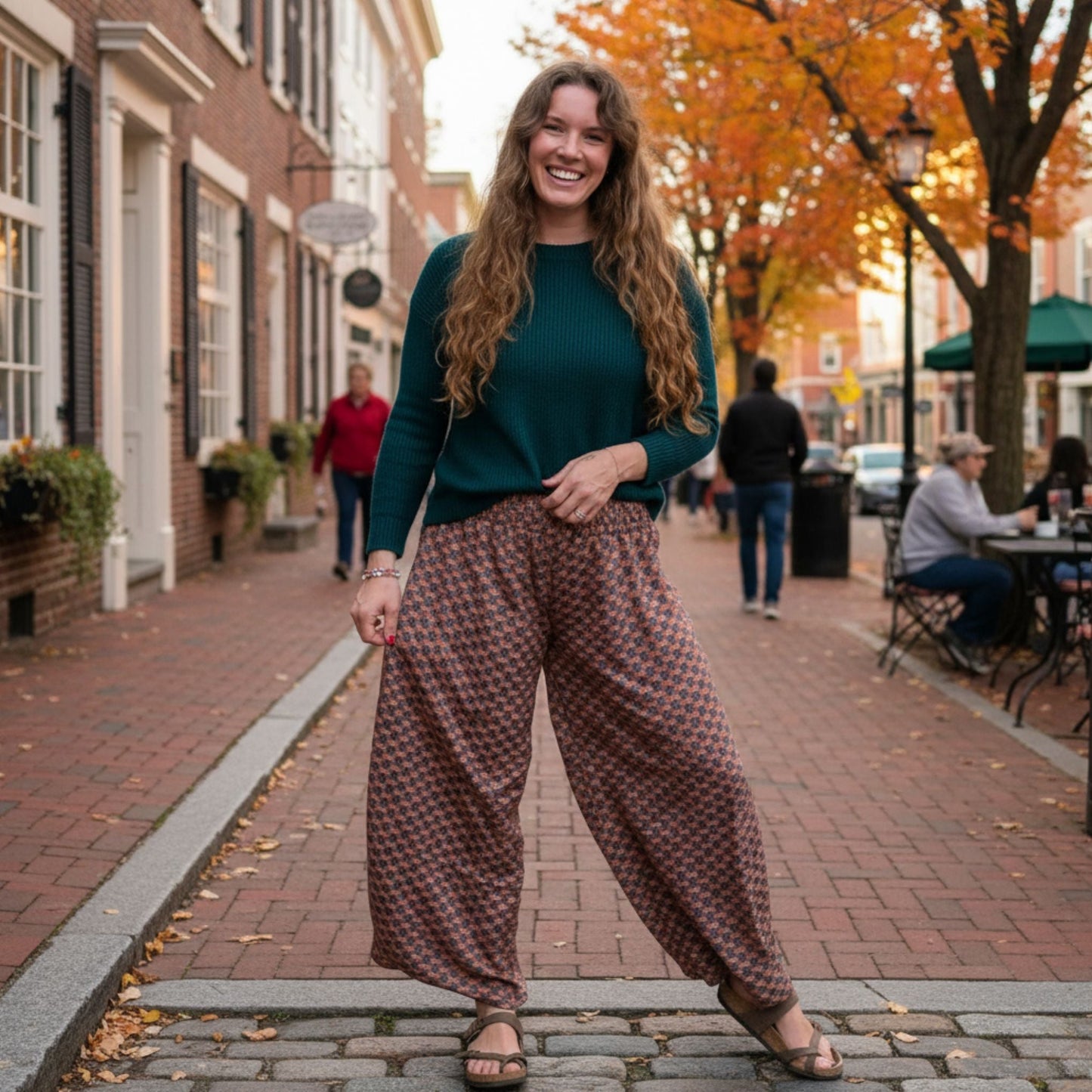 Free Spirit Wide-Leg Palazzo Pants with Pockets