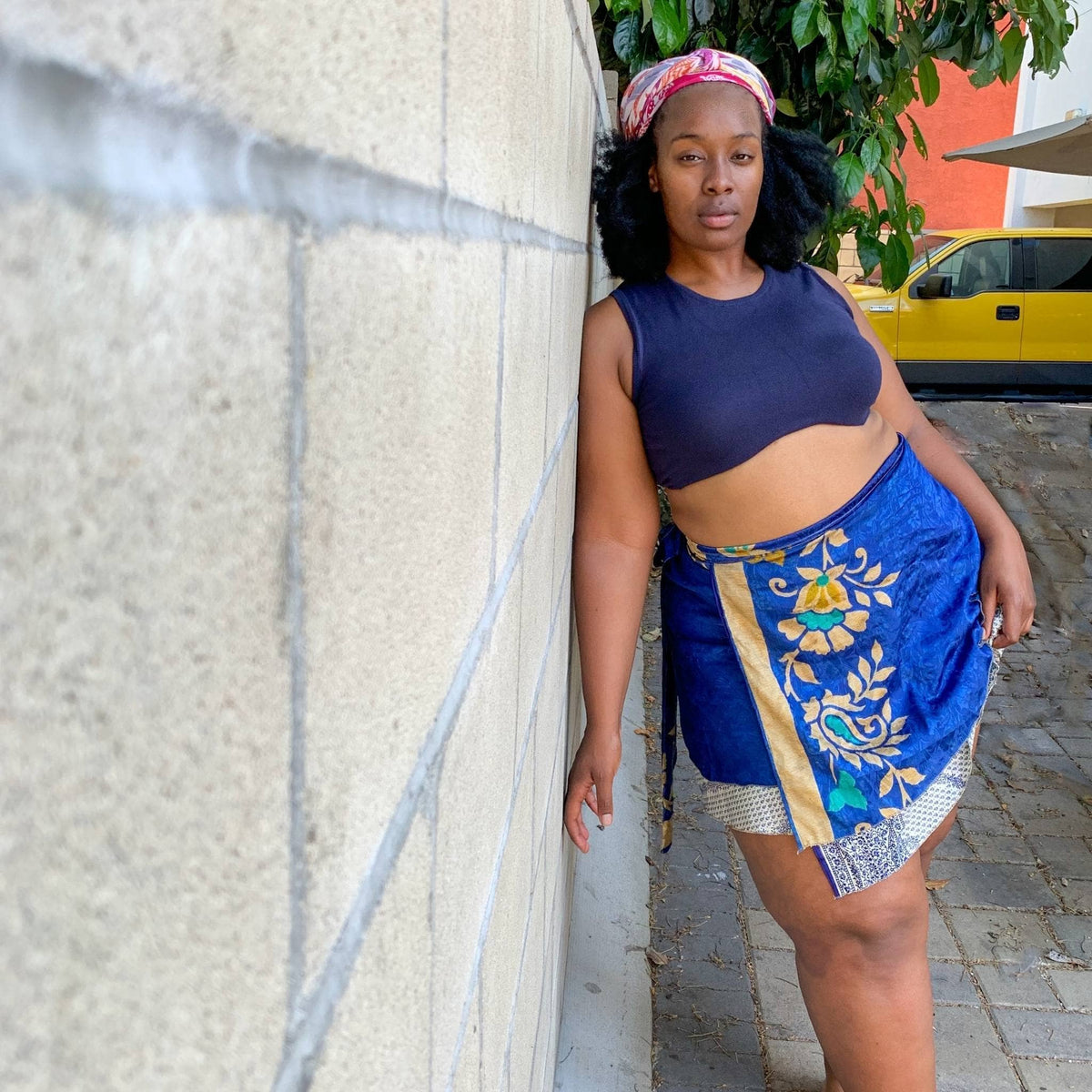 The Original Boho Reclaimed Sari Wrap Skirt