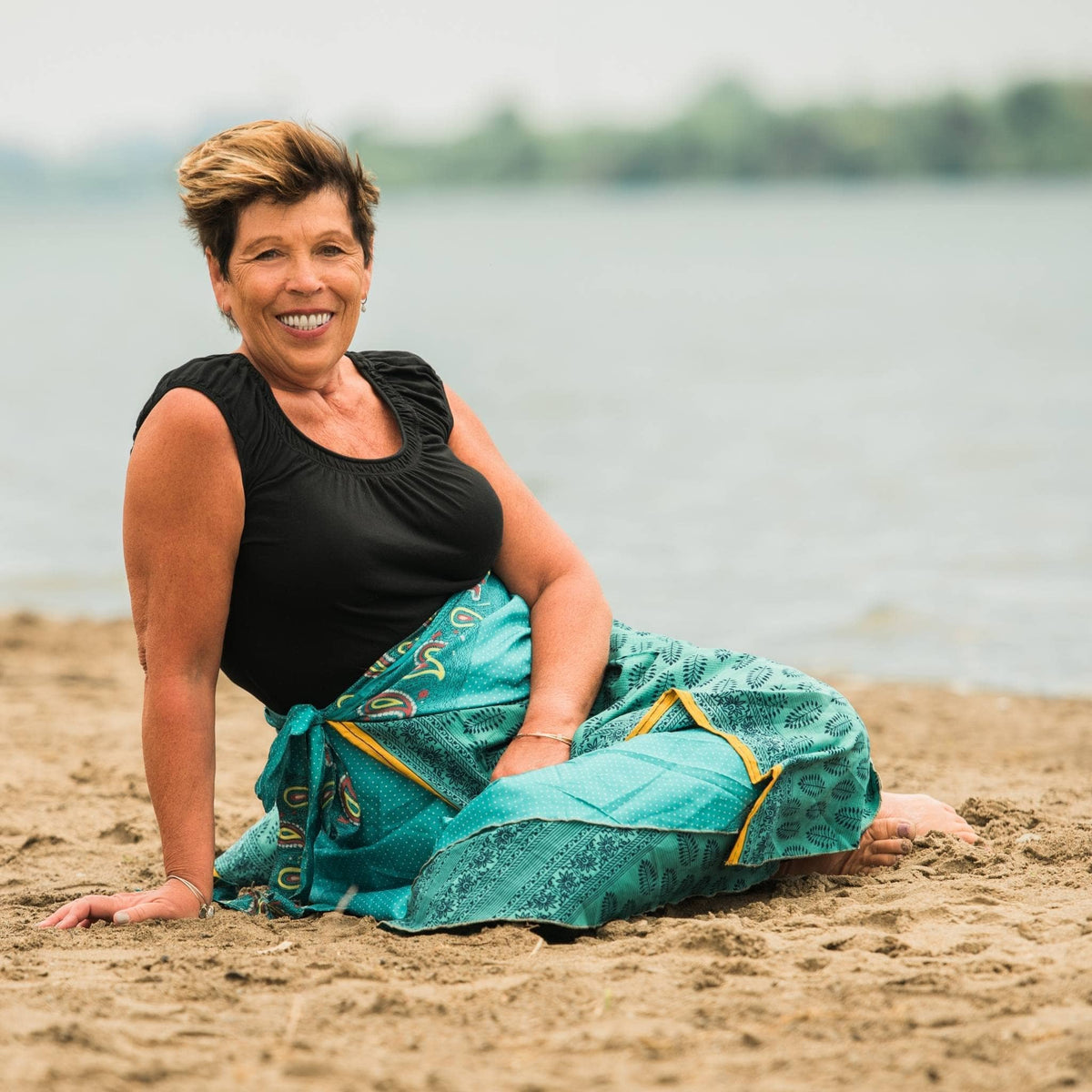 The Original Boho Reclaimed Sari Wrap Skirt